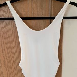 White PLT bodysuit